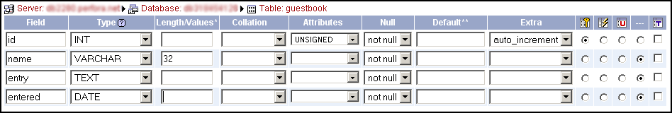 Enter Data Fields